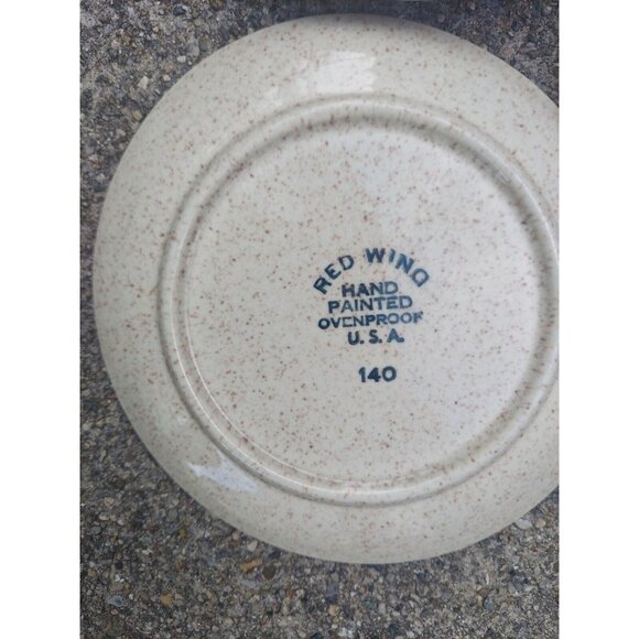 3 Red Wing Tampico Bread & Butter Plates - Picture 3 of 3
